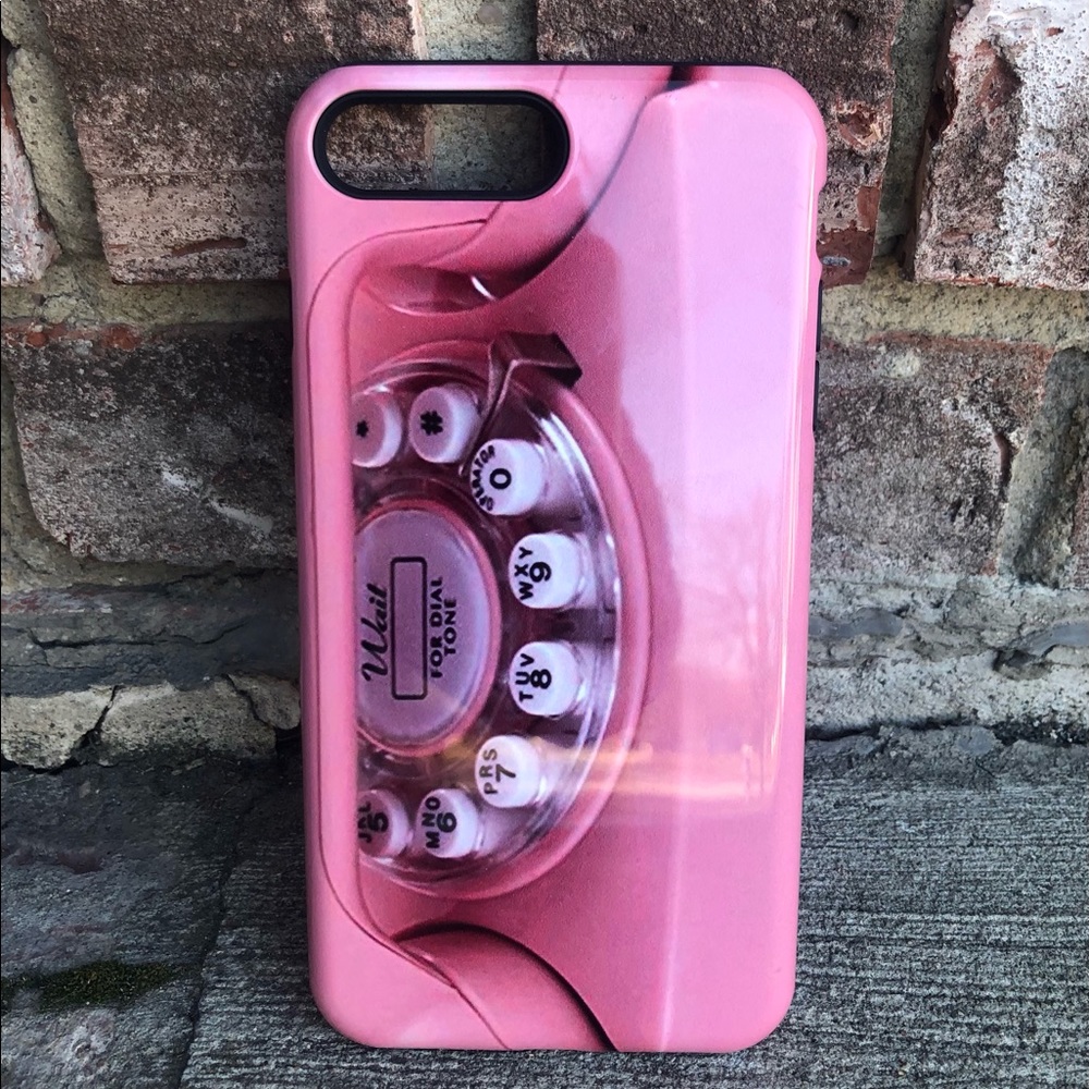 "Rotary Phone" Retro Pink Phone Case - for the iPhone8 Plus